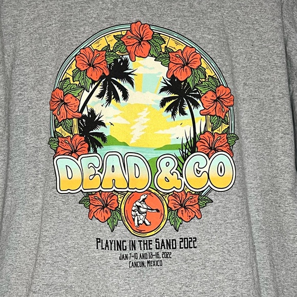 NWOT-Dead & Co. Playing In The Sand 2022 Size 2XL Short Sleeve Graphic Tee - Picture 4 of 4